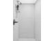 Modern shower with white penny tile and contemporary fixtures at 680 S Ogden St, Denver, CO 80209