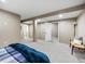 Basement bedroom with carpeting, good lighting, and a comfortable atmosphere at 62 N Ranch Rd, Littleton, CO 80127