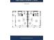 Detailed first floor plan showing layout of the paired homes at Geos at 15252 W 69Th Pl, Arvada, CO 80007