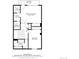 Detailed floor plan showcases layout of top floor with room dimensions and bathroom at 6240 Everett Ct # B, Arvada, CO 80004