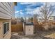Backyard with a small shed perfect for storing your gardening tools, equipment, or other outdoor items at 805 Northridge Rd, Highlands Ranch, CO 80126