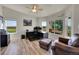 Cozy home office with ample natural light, a corner desk, and scenic outdoor views at 2351 Sagebrush St, Parker, CO 80138