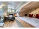 Unique bedroom features a built-in bed, hardwood floors, and cozy atmosphere at 6995 W 27Th Ave, Wheat Ridge, CO 80033