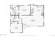 First floor plan of the house with dimensions for the kitchen, living room, bedrooms and bathrooms at 169 Yates St, Denver, CO 80219