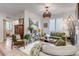 Bright living room showcasing natural light, stylish decor, and cozy seating arrangements at 21658 E Tallkid Ave, Parker, CO 80138