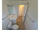 The bathroom features a tile floor and modern lighting above the vanity at 1303 Havana St, Aurora, CO 80010