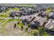 Expansive aerial view highlighting the property's well-kept landscape and peaceful community setting at 360 Basilwood Way, Highlands Ranch, CO 80126