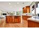 Well-designed open kitchen with generous counter space, custom cabinetry, and modern fixtures at 2252 S Queen St, Lakewood, CO 80227