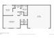 Basement floor plan showing bedroom, living room, bathroom, laundry room, and garage at 19954 E Dartmouth Ave, Aurora, CO 80013