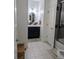 Neat bathroom features a modern vanity, toilet and enclosed shower area at 3357 N Akron Ct, Denver, CO 80238