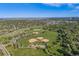 A stunning aerial view showcasing the park with baseball fields, green spaces, and neighborhood at 2764 S Reading Ct, Denver, CO 80231