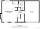 Basement layout featuring a recreation room, bathroom, and garage at 19954 E Dartmouth Ave, Aurora, CO 80013