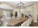 Open concept dining area with wood floors and abundant natural light at 2384 Crestridge Dr, Castle Rock, CO 80104