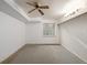 Spacious finished basement bedroom with ceiling fan and window at 1673 S Fulton St, Aurora, CO 80247