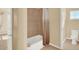 Clean bathroom with a shower/tub combo at 767 S Main St, Byers, CO 80103