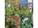 A collage of colorful flowers and plants in the garden at 767 S Main St, Byers, CO 80103