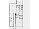 Floor plan showing a 3-bedroom, 2-bath home with a 2-car garage at 3408 N Duquesne Way, Aurora, CO 80019