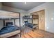 Bedroom with two wood and metal bunk beds and decorative pillows, offering a fun, rustic lodge vibe at 89 Fairview Cir, Breckenridge, CO 80424