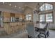 Kitchen with stainless steel appliances, granite countertop and breakfast bar seating at 89 Fairview Cir, Breckenridge, CO 80424