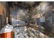 Relax in this custom sauna room with stone tile walls, floors and built in seating at 5851 S Colorado Blvd, Greenwood Village, CO 80121