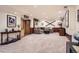 Spacious basement featuring comfortable seating area, perfect for relaxation and Gathering gatherings at 7926 S Corona Ct, Centennial, CO 80122