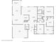 Detailed floor plan showcasing the layout of the kitchen, living room, bedrooms, and bathrooms at 5884 S Hanover Way, Greenwood Village, CO 80111