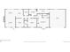 Detailed floor plan featuring the layout of the home with dimensions and room names at 26063 Morris Ave, Conifer, CO 80433