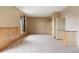 Inviting basement featuring wooden accents, a view from the window, and a built-in counter at 5351 Tall Horse Trl, Sedalia, CO 80135