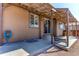 Covered patio with access to backyard space at 25046 E Bayaud Pl, Aurora, CO 80018