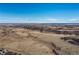 Aerial view of undeveloped land with natural landscape features at 1705 Peridot Ct, Castle Rock, CO 80108