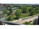 Beautiful window view of nature, a road, and buildings at 3100 E Cherry Creek South Dr # 1101, Denver, CO 80209