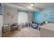 Bright ' bedroom with a single bed, desk, and creative decor at 2200 Cadman St, Berthoud, CO 80513