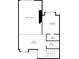 Second-floor floor plan featuring a room, bedroom, walk-in closet, and bathroom, with detailed dimensions at 8579 S Miller Way, Littleton, CO 80127