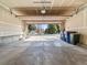 Open garage with large storage capacity at 8579 S Miller Way, Littleton, CO 80127