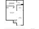 Floor plan of the lower level featuring a Gathering room, office, bath and utilities at 15149 E Princeton Pl # B, Aurora, CO 80014