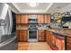 Well-equipped kitchen with stainless steel appliances and stylish countertops at 15149 E Princeton Pl # B, Aurora, CO 80014