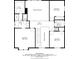 Floor plan displaying the upper level with three bedrooms and two bathrooms at 995 Pinehurst Ct, Bennett, CO 80102