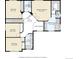 Second floor plan featuring primary bedroom and bath, laundry, and three bedrooms at 4053 S Riviera St, Aurora, CO 80018