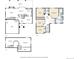 Full set of floor plans: basement, first, and second floors, displaying overall layout and room dimensions at 4053 S Riviera St, Aurora, CO 80018