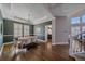 Elegant dining room with hardwood floors and sophisticated chandelier at 12189 Blackwell Way, Parker, CO 80138