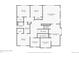 Floor plan displays bedrooms, bathrooms, and laundry room layout on the second floor at 6370 Twilight Ave, Firestone, CO 80504