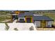 Modern home with large garage and extra parking in the wide driveway at 11115 Evening Hunt Rd, Franktown, CO 80116