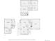 Detailed floor plan showcasing layout and dimensions of rooms throughout the property levels at 2446 S Vaughn Way # A, Aurora, CO 80014