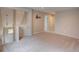 A cozy loft with carpet flooring offers additional living space upstairs at 11649 E 111Th Ave, Commerce City, CO 80640