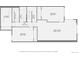 Layout for basement including rooms with dimensions and their locations at 12668 W 1St Pl # 81, Denver, CO 80228
