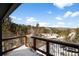 Deck with mountain and tree views at 147 Illinois Gulch Rd # 4, Breckenridge, CO 80424