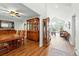 Open dining room with hardwood floors, large windows, and transitional design at 18590 Lower Lake Rd, Monument, CO 80132
