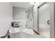 Bright bathroom featuring a soaking tub, frameless glass shower, and modern fixtures at 405 Village Rd # 405, Breckenridge, CO 80424