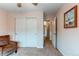 Cozy bedroom with closet featuring neutral walls and plush carpet flooring at 10652 Hyacinth St, Highlands Ranch, CO 80129