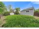 View of the backyard with shed at 904 Clover Cir, Lafayette, CO 80026